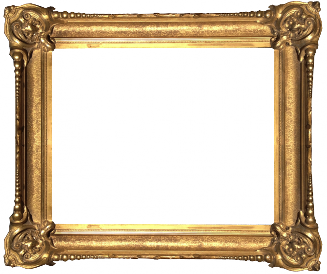 Louise Frame Png - Historical Frame Png (670x562), Png Download