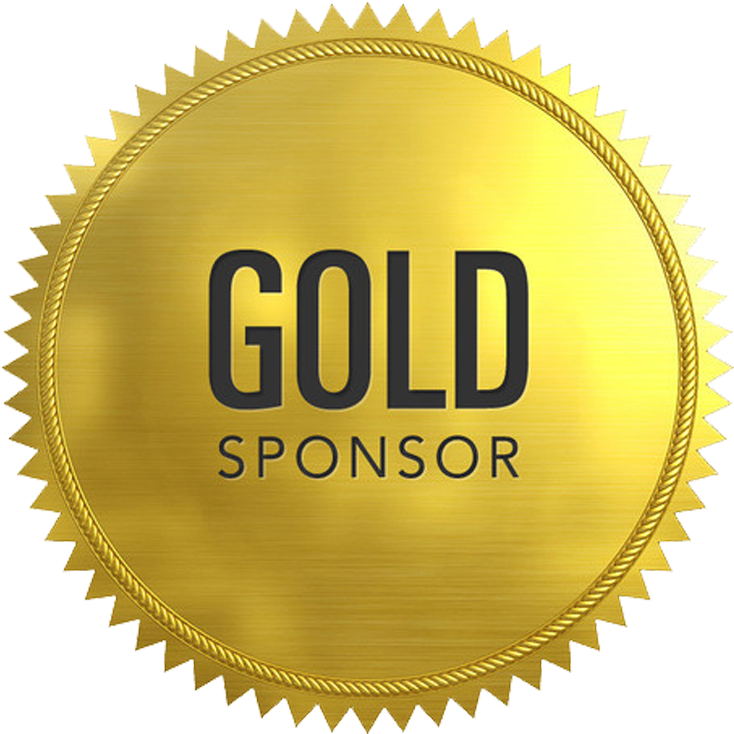 Big Sonia Gold Sponsorship (480x480), Png Download