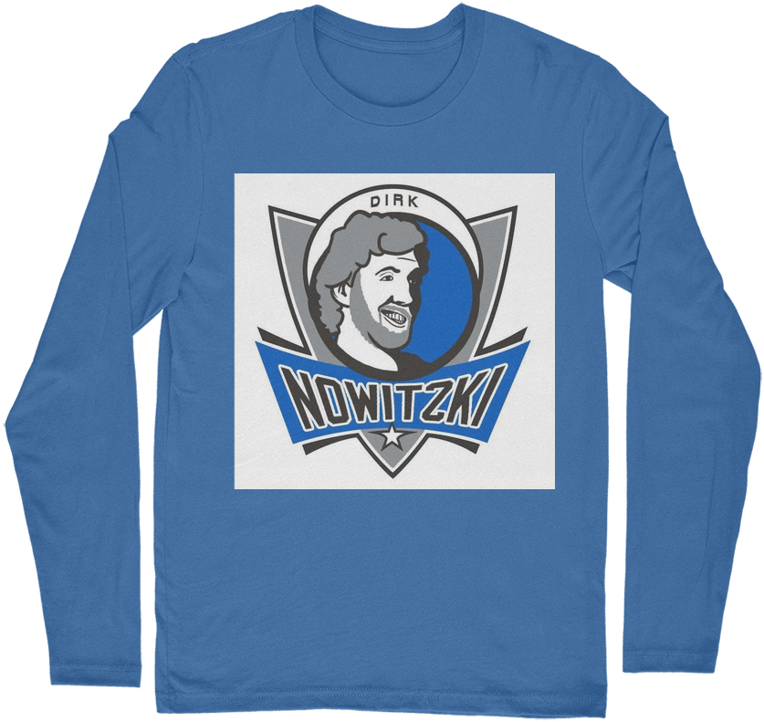 Aerredoval Dirk Nowitzki Long Sleeve T-shirt - Rawlings Dallas Mavericks Big Boy 8 Inch Softee Basketball (1024x1024), Png Download