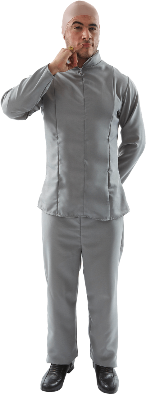 Mr Evil Costume - James Bond Fancy Dress Outfits (366x580), Png Download