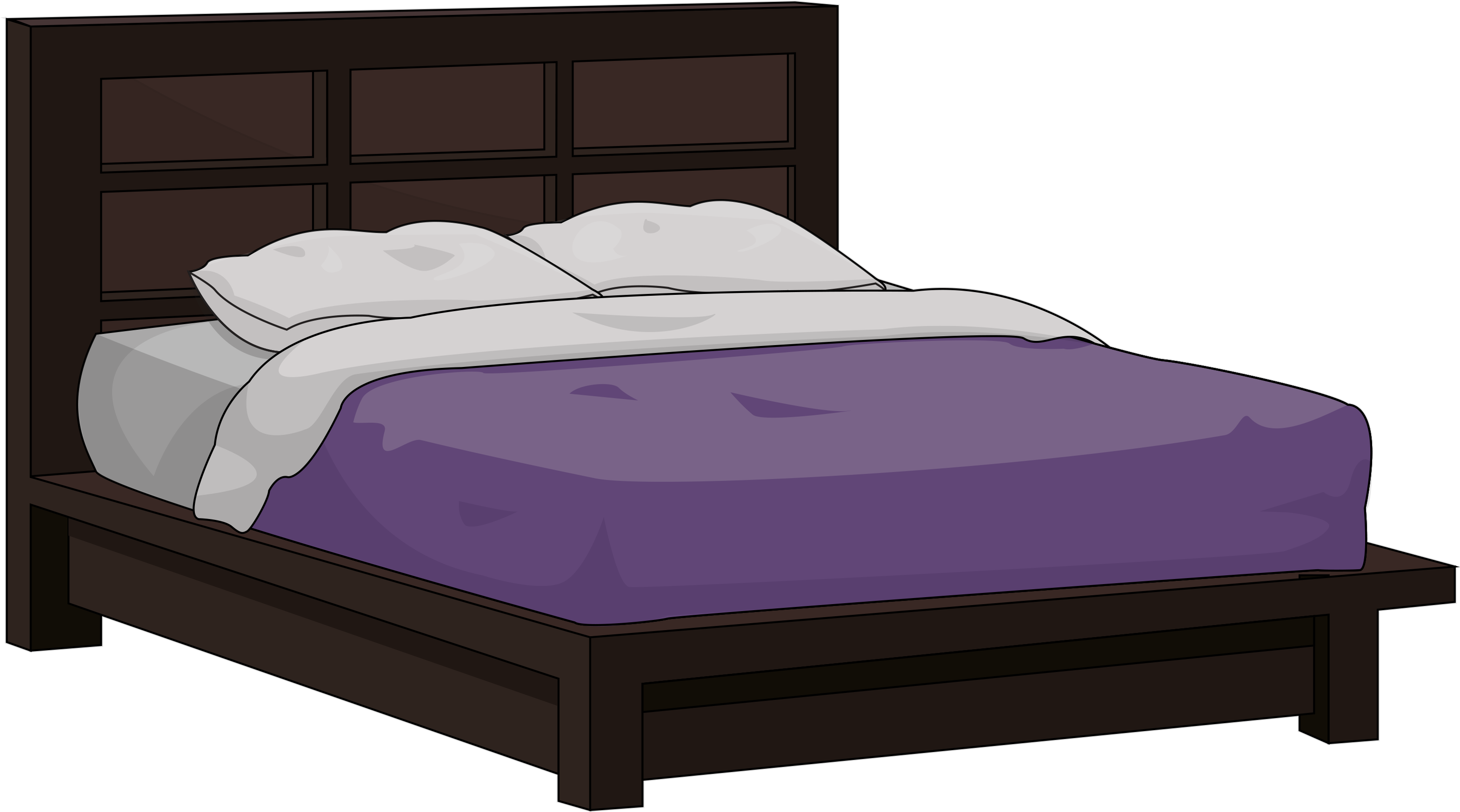 Cama De Matrimonio - Cama Matrimonial Dibujo (3508x2480), Png Download