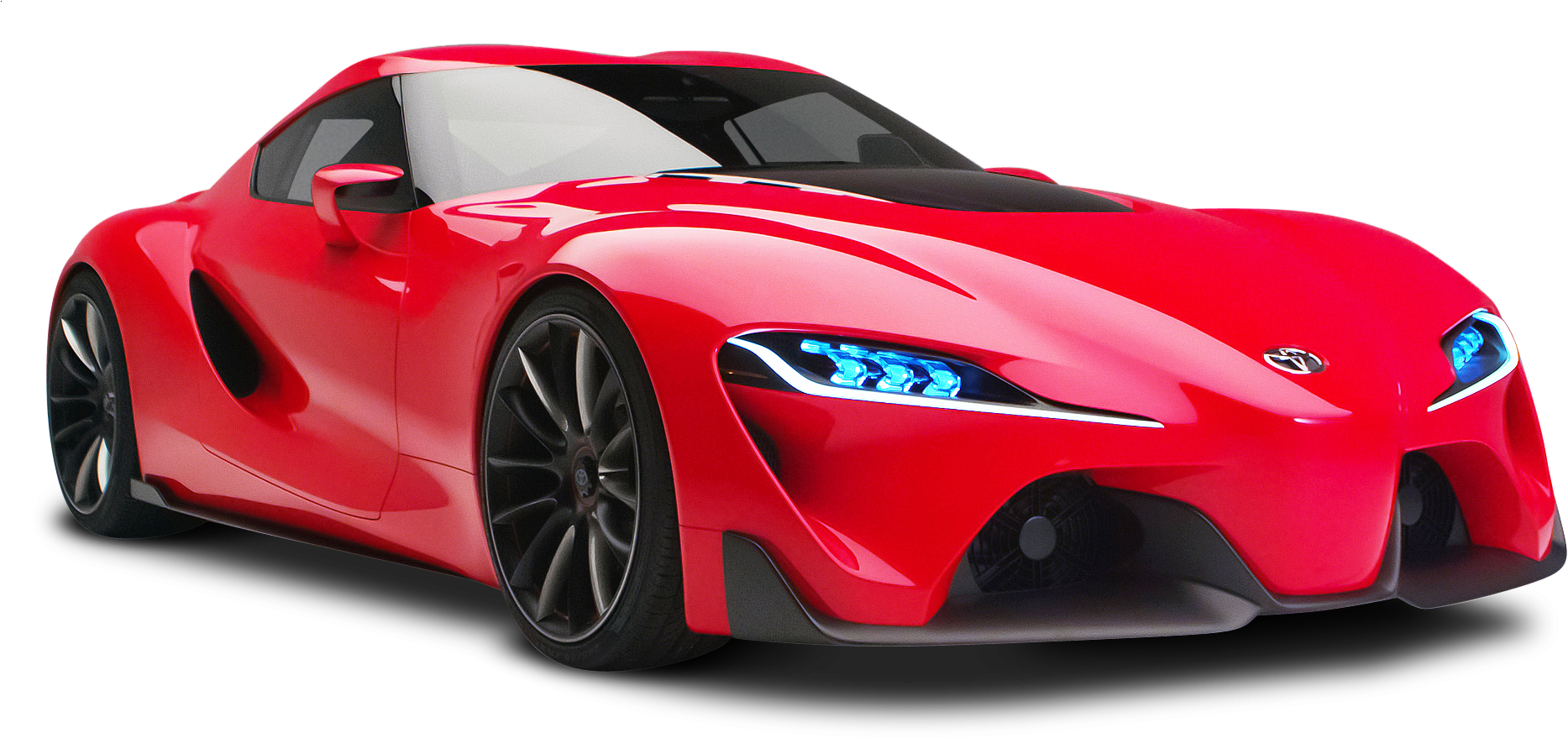 Red Toyota Ft1 Sports Car Png Image Pngpix - Toyota Ft1 (1946x922), Png Download