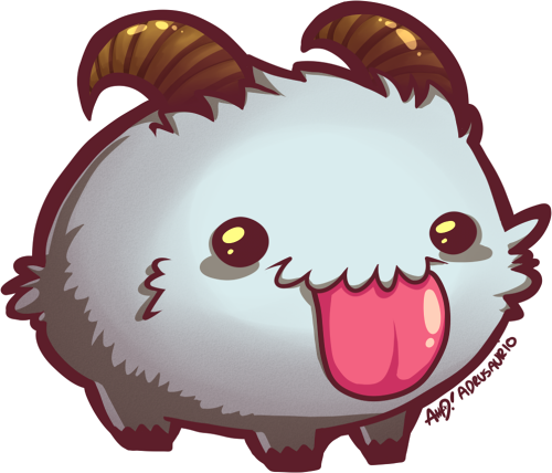 Poro By Adrusaurio - League Of Legends Poro Png (500x428), Png Download
