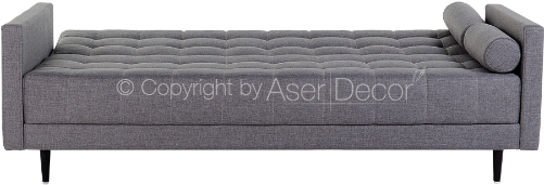 Sofa Cama Cinza Klobiq Luxuoso Conforto 02 - Sofa Bed (740x500), Png Download