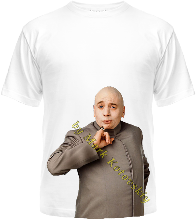 Заказать Футболка С Принтом Dr - Dr. Evil Tank Top (750x750), Png Download