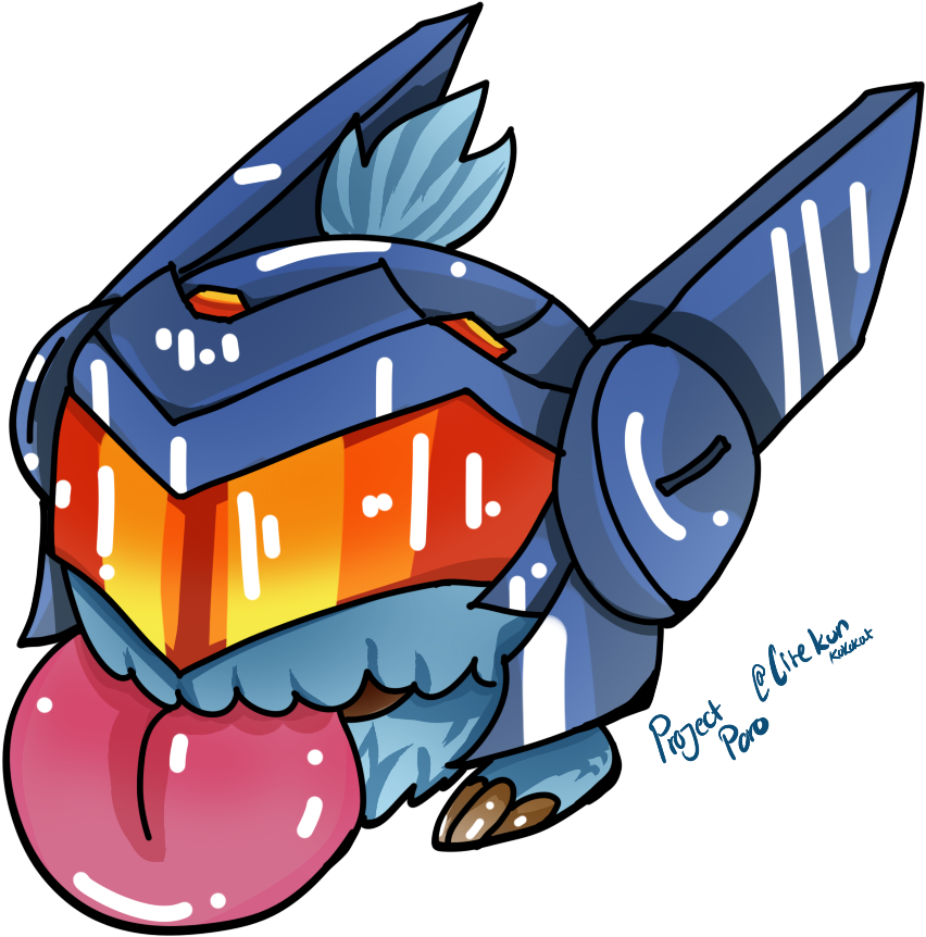 Project Poro - Lol Draw Poro (1118x1080), Png Download