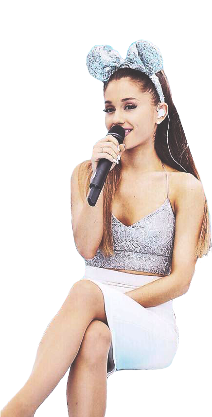 575 Images About Ariana Grande On We Heart It - Ariana Grande Png Sitting (540x895), Png Download
