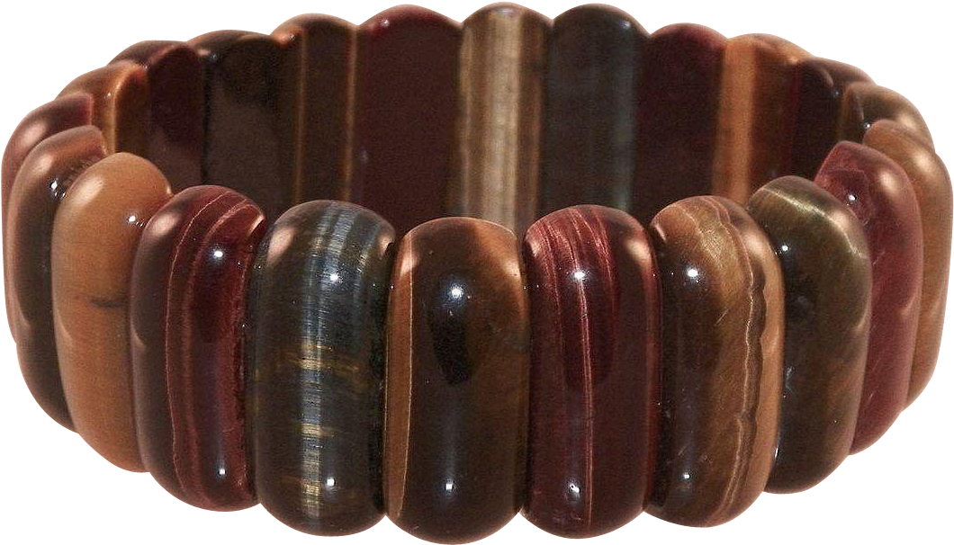 Multi-colored Tiger Eye Stretchy Bracelet - Bracelet (1059x1059), Png Download