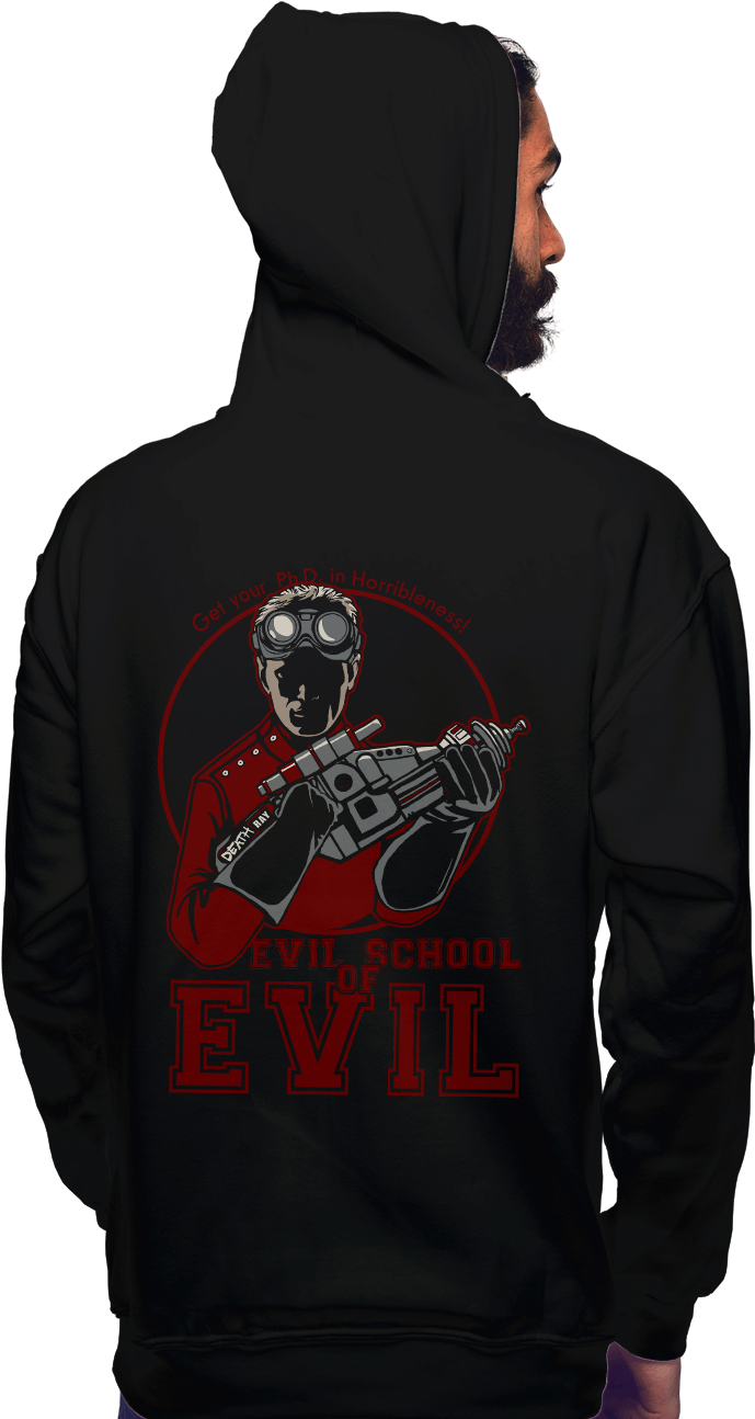 Horrible's Evil School Of Evil - Evil School Of Evil T- Shirt Hoodies (930x1294), Png Download