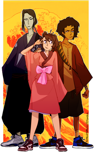 Samurai Champloo Transparent (500x652), Png Download