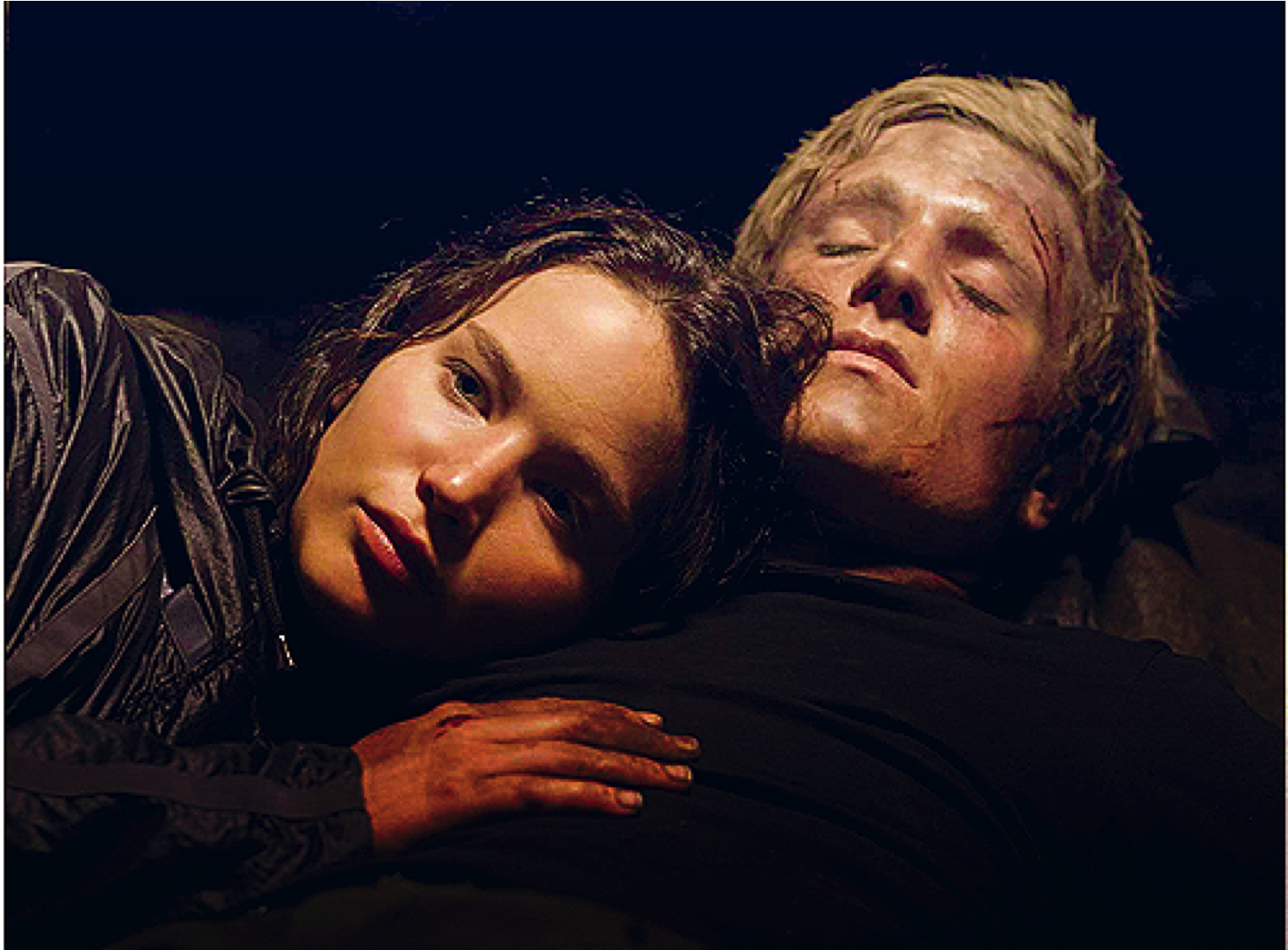 Katniss And Peeta (josh Hutcherson) In "the Hunger - Hunger Games Katniss And Peeta Relationship (1763x1127), Png Download