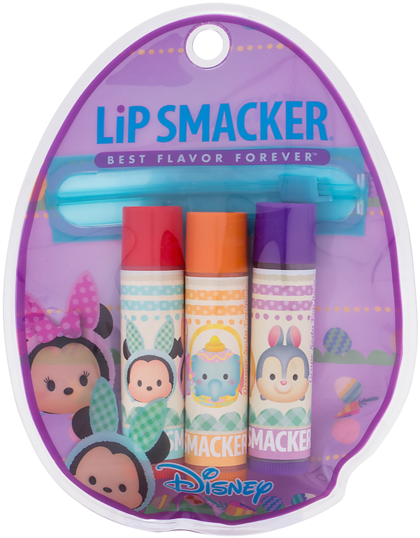 Disney Tsum Tsum Easter Trio Bag - Disney Tsum Tsum Lip Smacker Stitch Blueberry Wave (600x800), Png Download