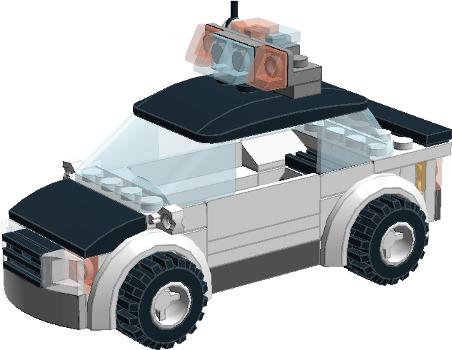 Cruay9m - Lego Movie Bricksburg Police Car (646x495), Png Download