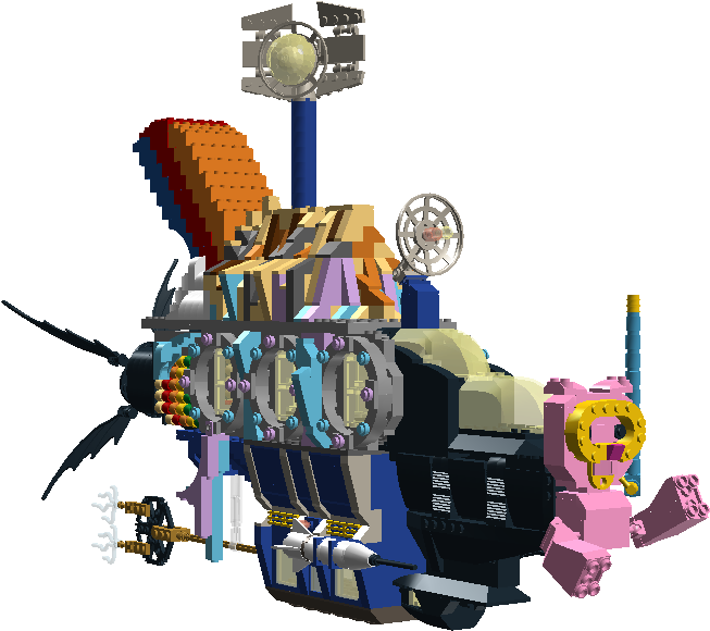 The Lego Movie Submarine - Lego Movie Submarine Build (784x579), Png Download