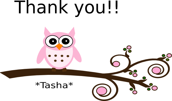 Pink On Branch Clip Art At Clker - Owl And Baby Clipart (600x352), Png Download
