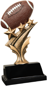Football Tri Star Award - Award (350x350), Png Download