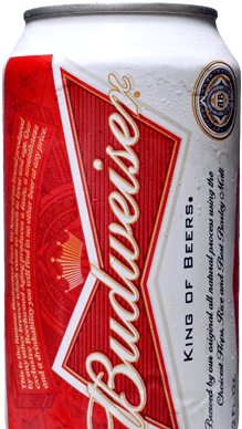 Budweiser Cans - Budweiser Beer (450x500), Png Download