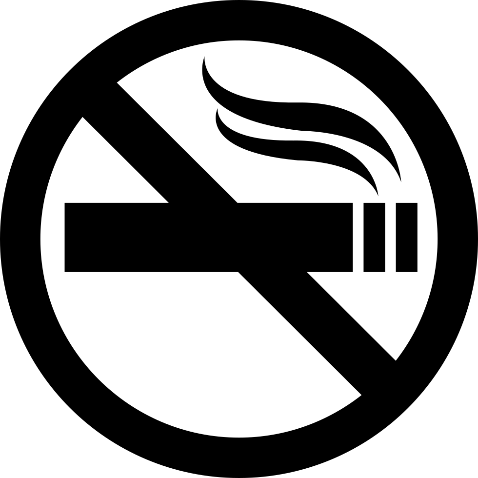 No Smoking Sign - No Smoke Policy Hotels (980x980), Png Download