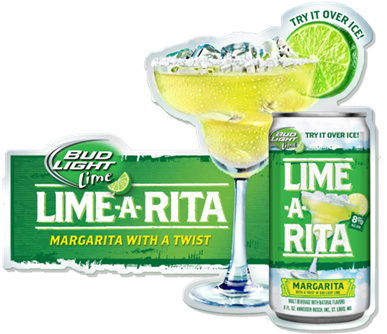 “i Like It Because It's Fruity, But It Still Can Get - Bud Light Lime Lime-a-rita - 12 Pack, 12 Fl Oz Cans (424x354), Png Download