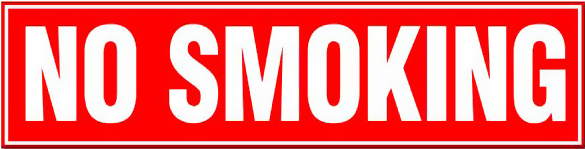 Regulatory Sign No Smoking - No Smoking Text Png (599x599), Png Download