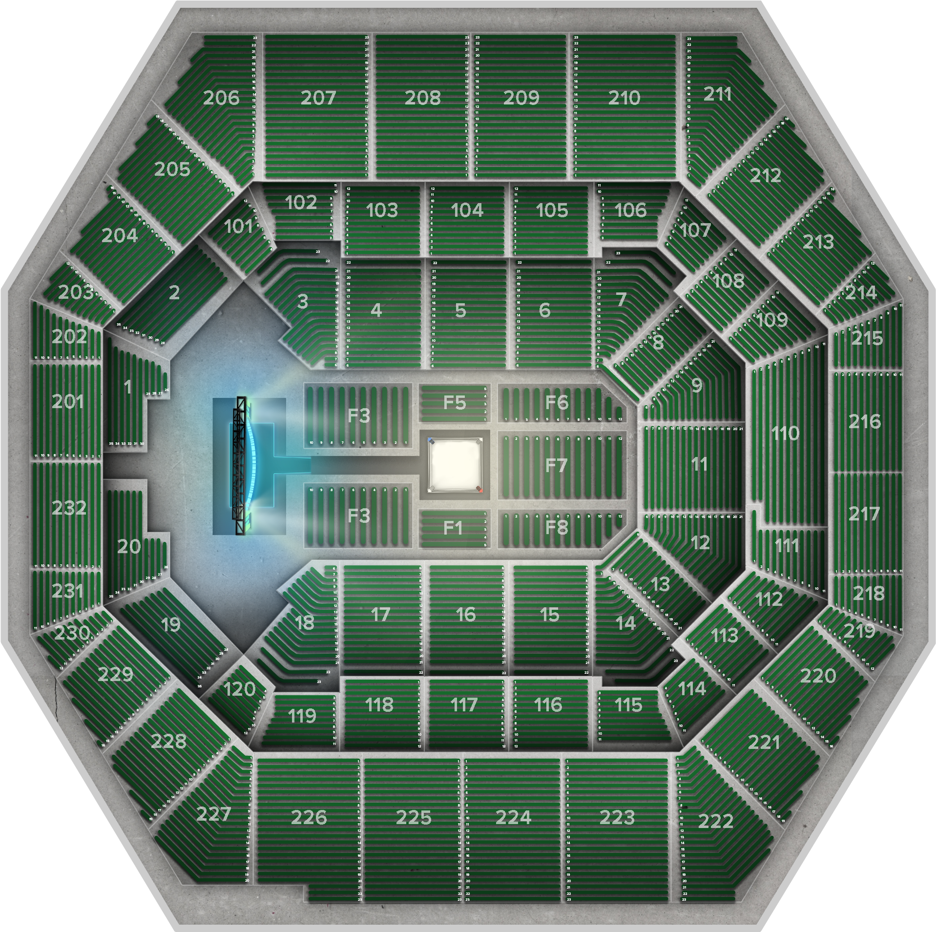 Wwe Smackdown At Bankers Life Fieldhouse Oct - Bankers Life Fieldhouse (2560x1936), Png Download