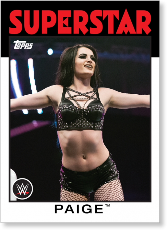 Paige 2016 Wwe - 2016 Topps Wwe Heritage Wrestling Hobby Box (1440x975), Png Download