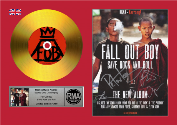 Anderson Merchandisers Fall Out Boy - Save Rock (600x600), Png Download