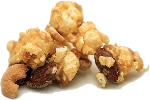 Caramel Popcorn Png Image File - Double Good Popcorn In A Caramel Nutshell (600x400), Png Download