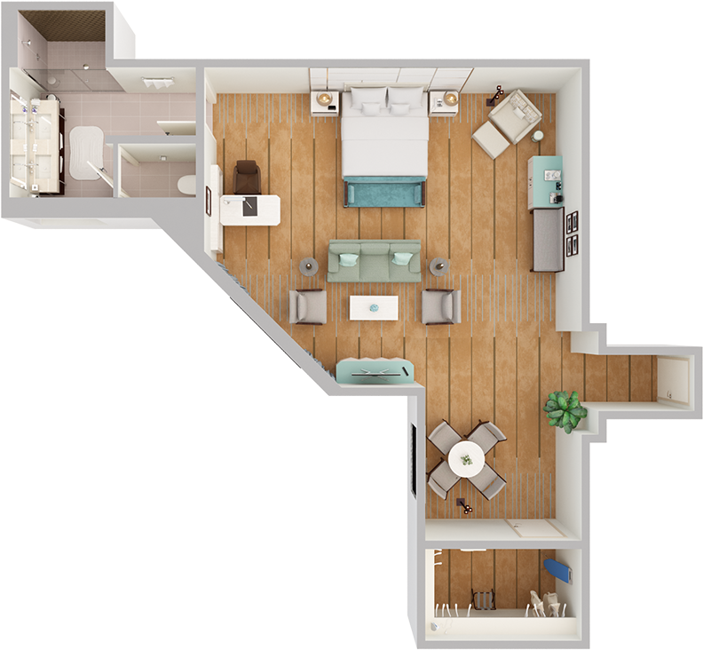 Junior Suite - Arizona Biltmore, A Waldorf Astoria Resort (1024x768), Png Download