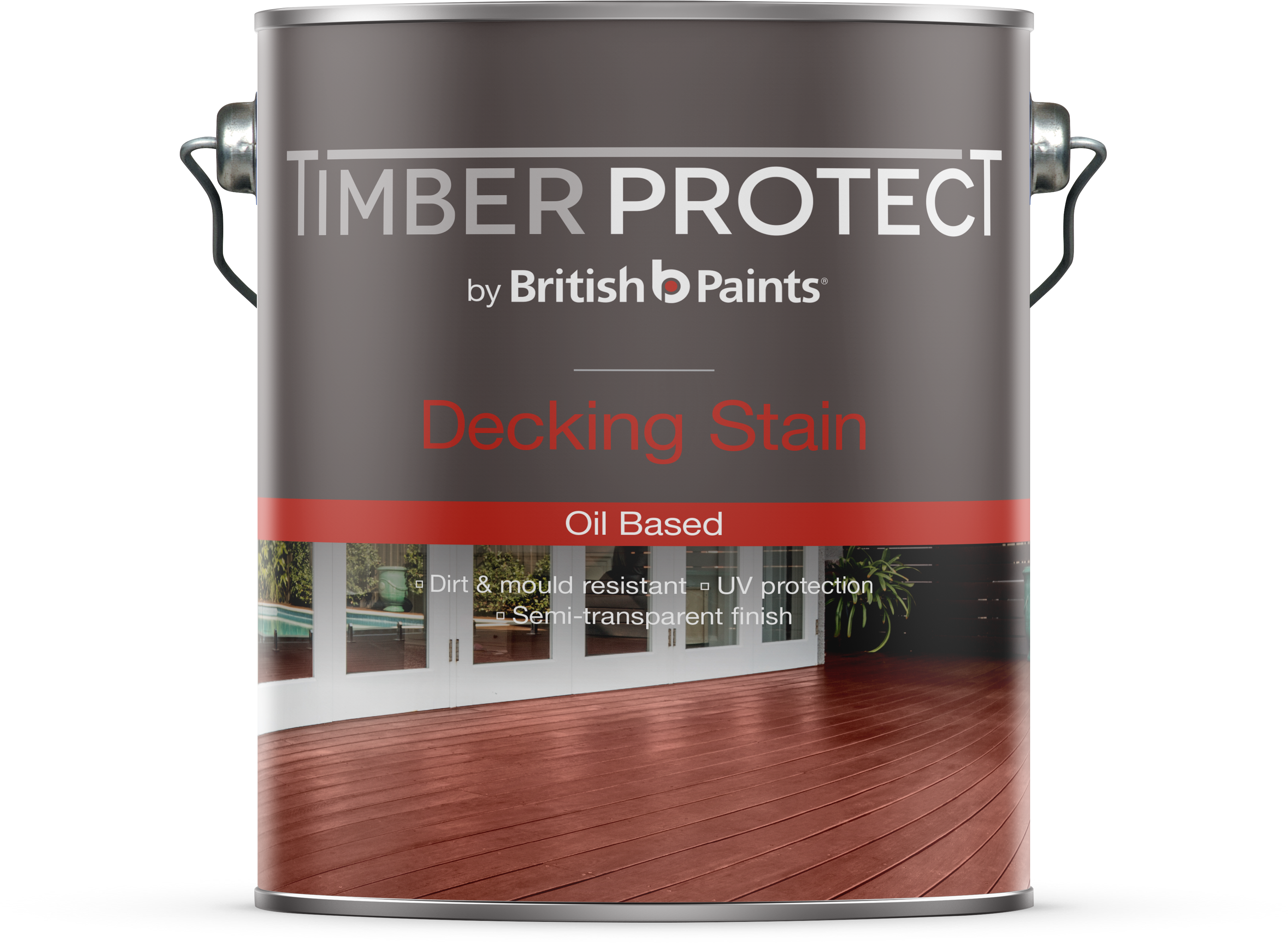 Timber Protect Decking Stain - British Paints Fence Stain (4000x4000), Png Download