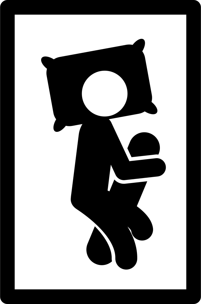 Man Lying On A Single Bed From Top View Comments - Icon (650x980), Png Download