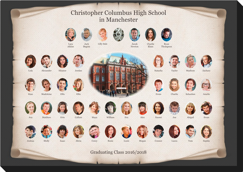 Photo Canvas Cm Paper Scroll Board - Paper (1000x1000), Png Download