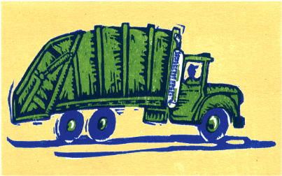 "garbage Truck" - Garbage Truck (600x450), Png Download