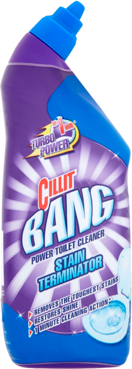 Cillit Bang Power Toilet Cleaner Stain Terminator 750ml - Cillit Bang Toilet Cleaner (1500x1500), Png Download