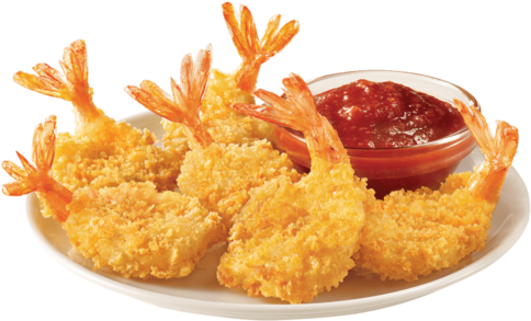 $11 - - Golden Fried Prawns Png (484x293), Png Download