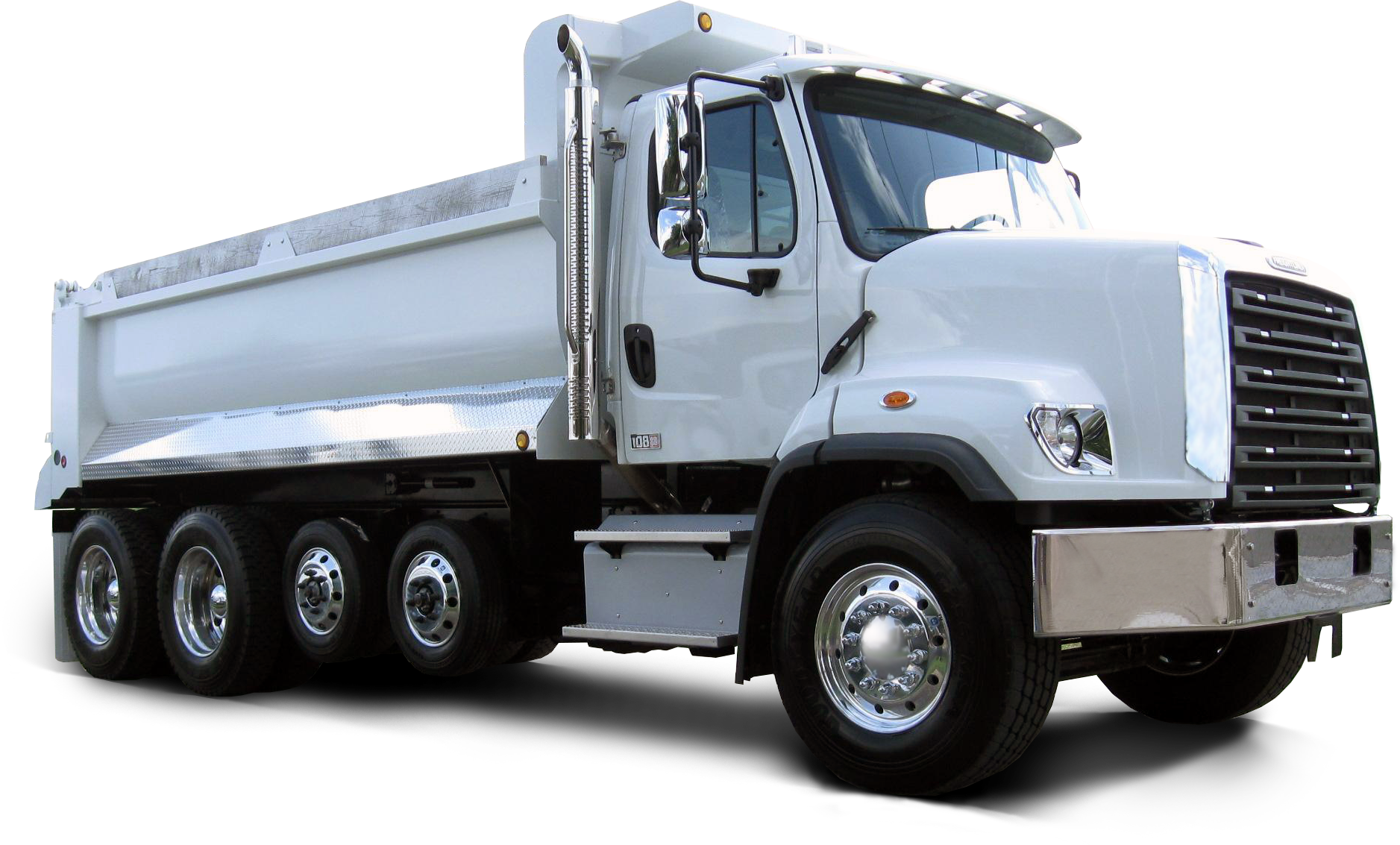 Quad Axle Dump Truck Png (1877x1133), Png Download