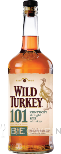 Wild Turkey 101 Proof Rye Whiskey 1,0 L - Wild Turkey Kentucky Straight Bourbon Whiskey - 750 (500x500), Png Download