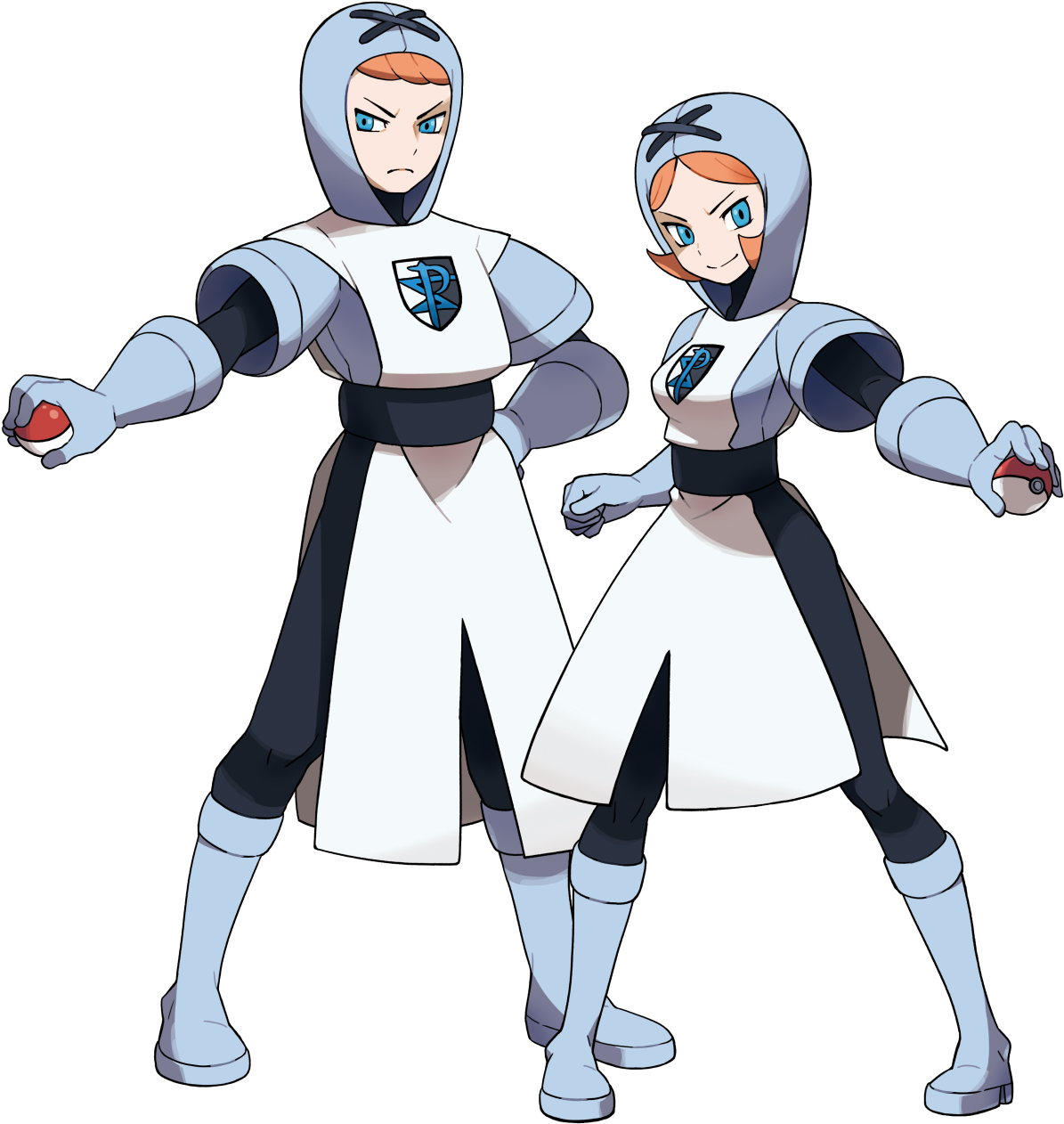 Like Knights In Bw, This Is Due To Being Based Of The - Pokémon Team Plasma (565x599), Png Download