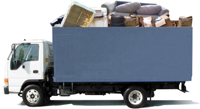 Garbage Truck - Junk Removal Truck (718x580), Png Download