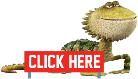 Click Dragon - Secret Life Of Pets Bearded Dragon (525x300), Png Download