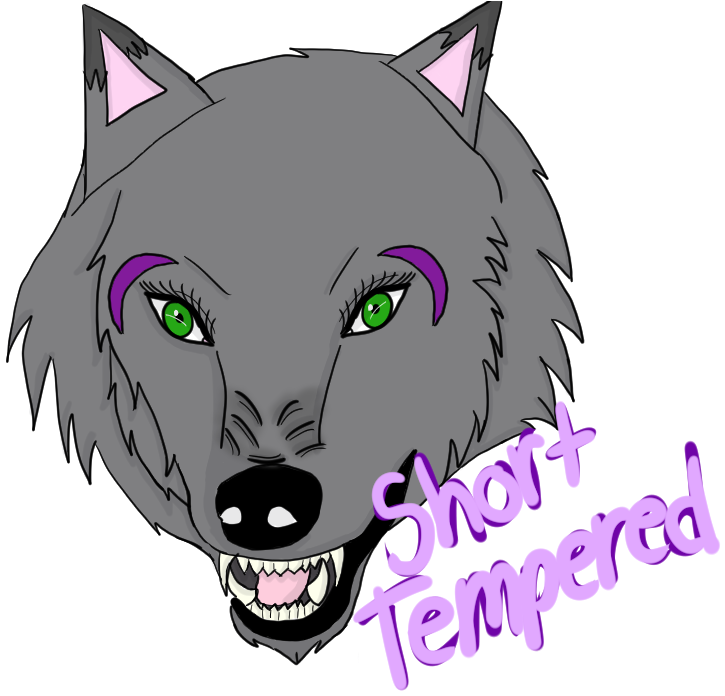 Angry Wolf - Cartoon (743x709), Png Download