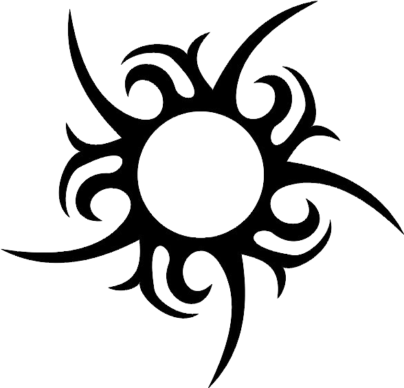 Shinja Clan Symbol - Sun Tattoo Png (700x700), Png Download