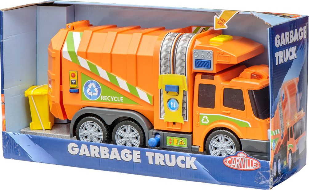 Carville Garbage Truck, , Large - Carville Skraldebil (1004x617), Png Download