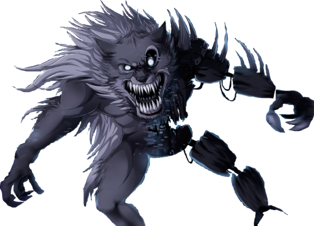 Twisted Wolf (640x461), Png Download