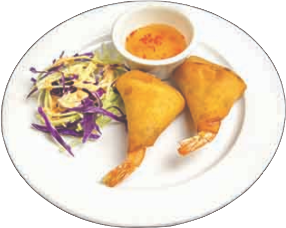 Fresh Spring Rolls - Fritter (754x518), Png Download