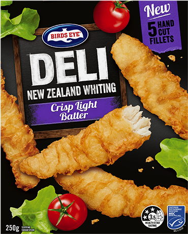 Deli Fish Fillets - Birds Eye Deli South Atlantic Flathead Crisp Light (560x460), Png Download