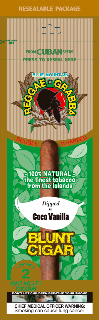 Reggae Blunts - Reggae (800x1459), Png Download