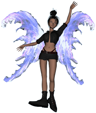 Yep Another Way To Make Fairy Wings Like These - Fairy (337x373), Png Download
