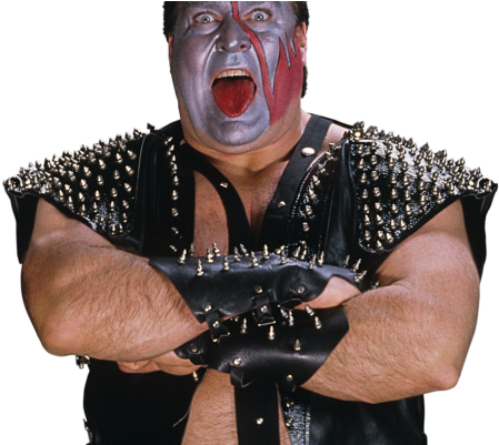 Demolition Ax On His Run In Wwf, His Character, Wrestlemania - Professional Wrestling (800x400), Png Download