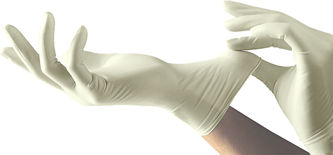 Surgical Gloves (662x309), Png Download
